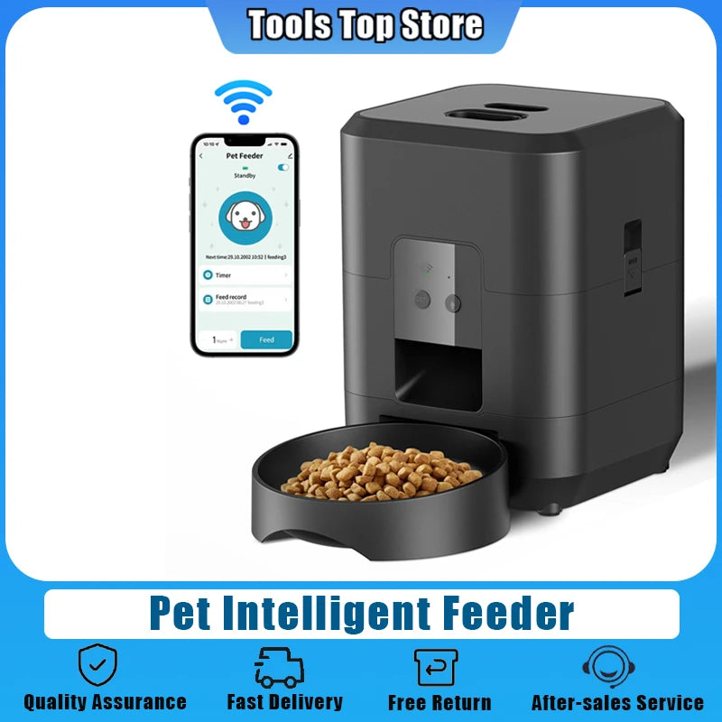 Distributeur Automatique de Croquettes Connecté — WiFi & Programmable
