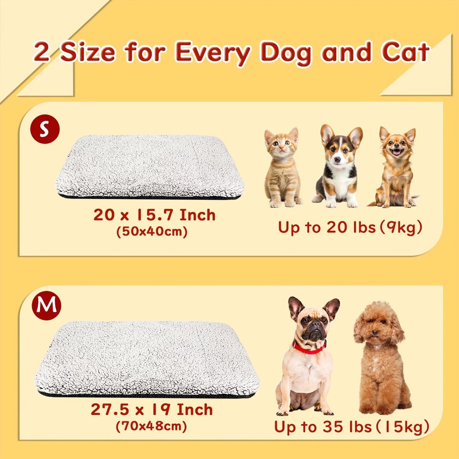 Couverture Chauffante Auto-Thermique pour Chat & Chien — Sans électricité