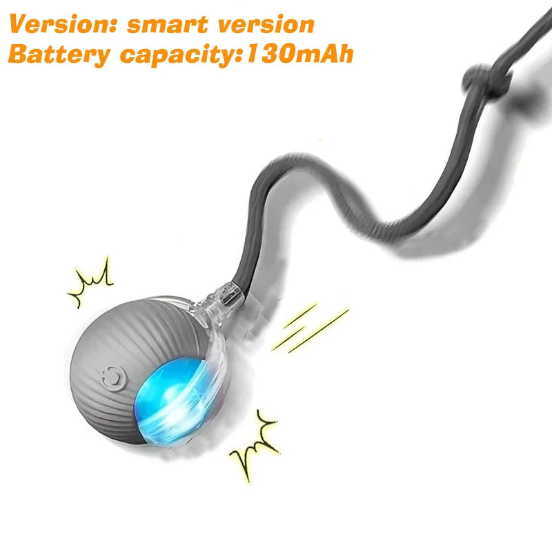 Balle Interactive Intelligente pour Chat — Roulante & Rechargeable