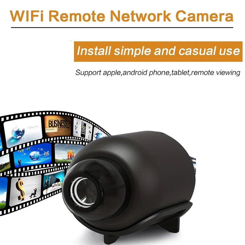 Caméra de Surveillance WiFi pour Animaux — Vision Nocturne & Détection de Mouvement