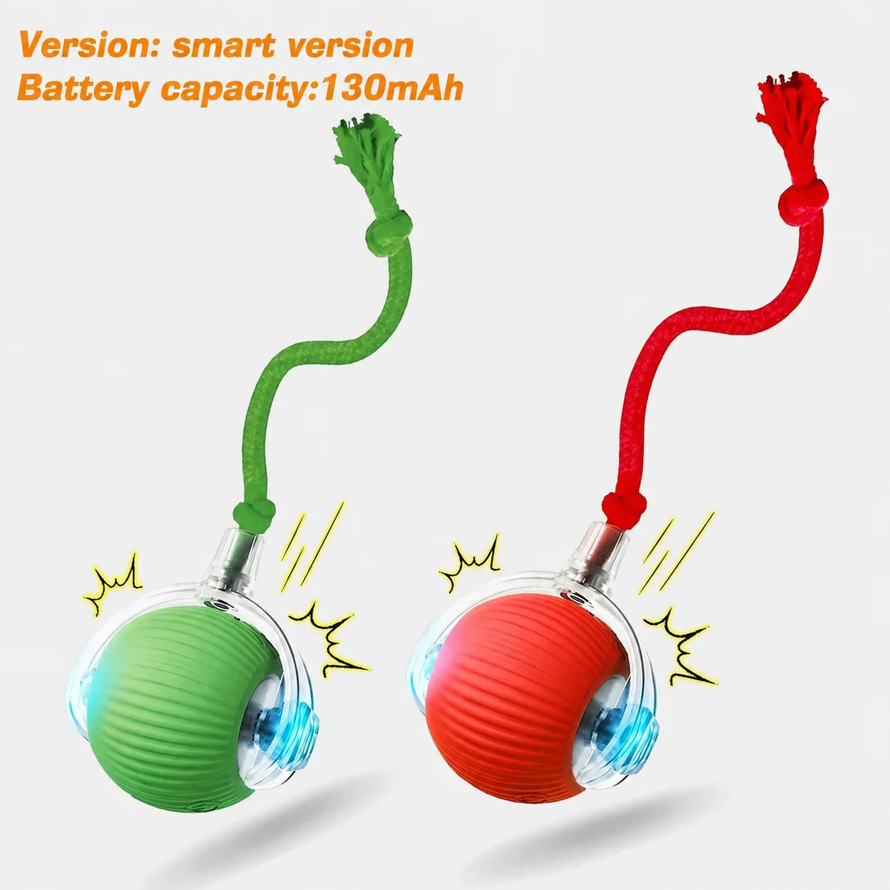 Balle Interactive Intelligente pour Chat — Roulante & Rechargeable