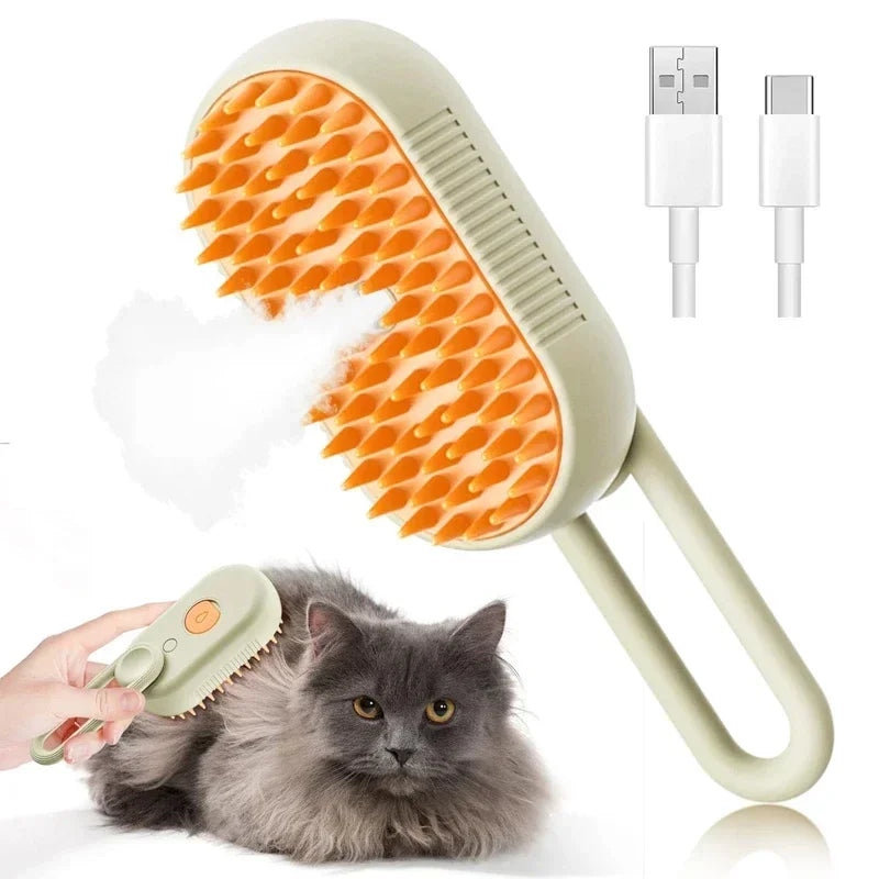 Brosse Spray Démêlante pour Chat & Chien — Toilettage Facile