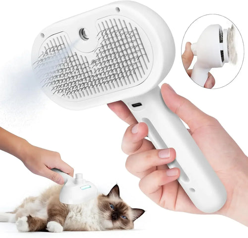 Brosse Spray Démêlante pour Chat & Chien — Toilettage Facile