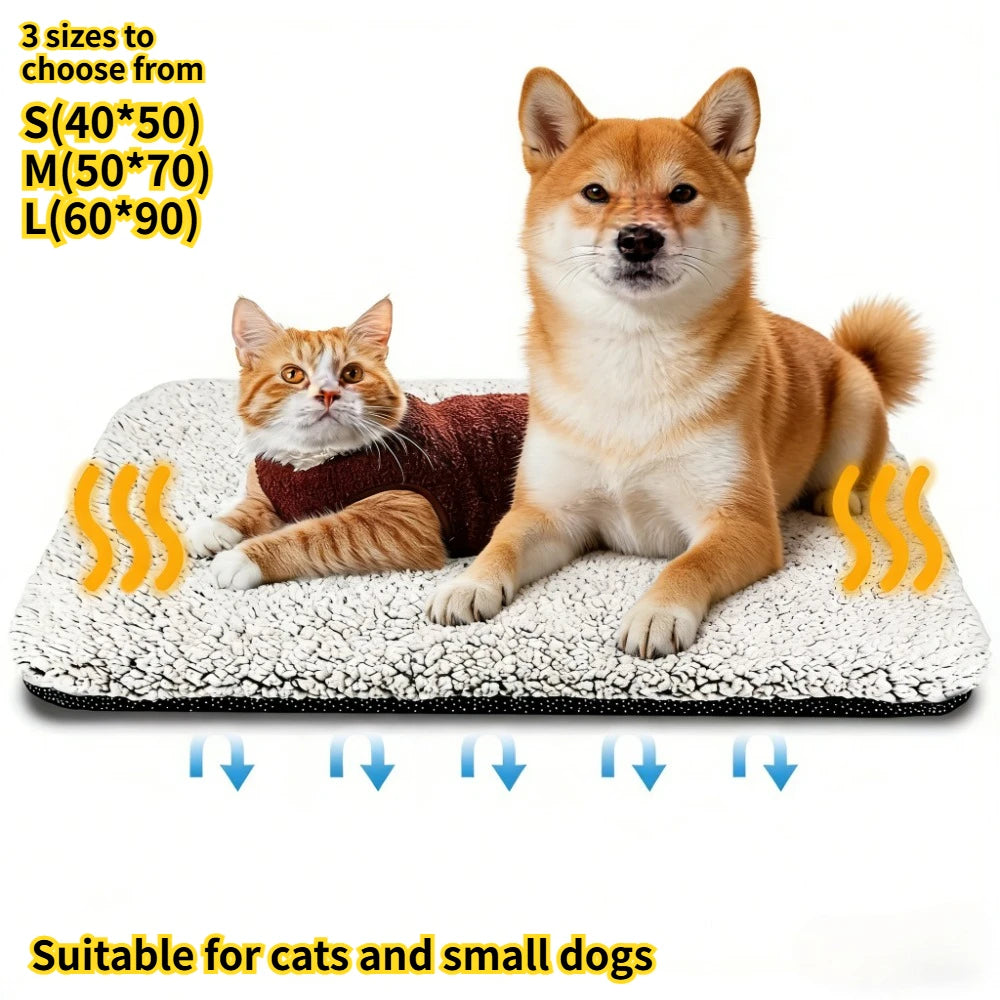 Couverture Chauffante Auto-Thermique pour Chat & Chien — Sans électricité