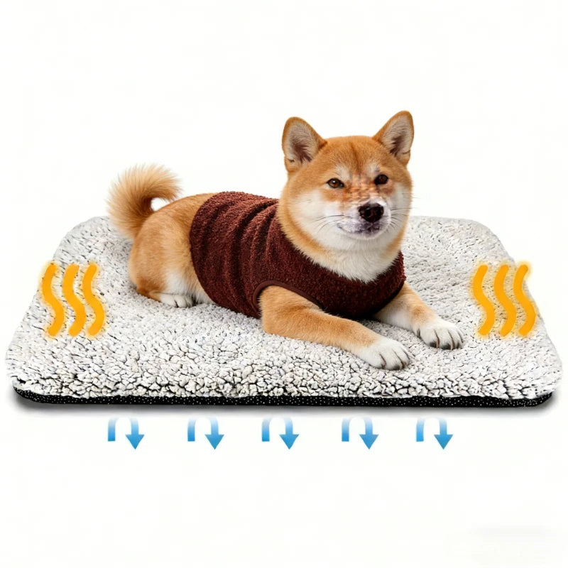 Couverture Chauffante Auto-Thermique pour Chat & Chien — Sans électricité