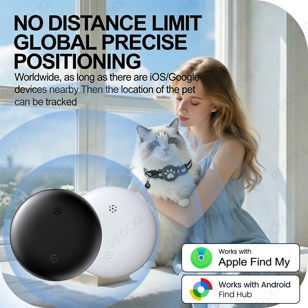 Collier GPS Connecté pour Chien & Chat — Localisation en Temps Réel