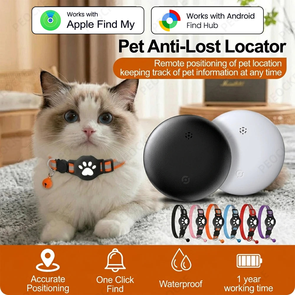 Collier GPS Connecté pour Chien & Chat — Localisation en Temps Réel